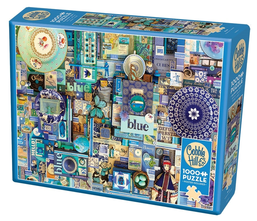 Blue - 1000pc Cobble Hill Puzzle image 0